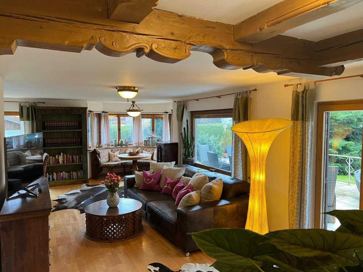 Alpen Suite Tegernsee - Grosse Sonnenterasse Und Idyllischer Garten 바트비제 외부 사진