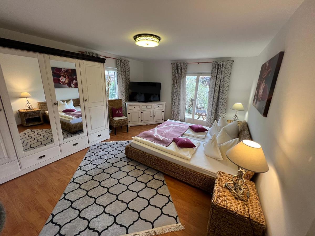 Alpen Suite Tegernsee - Grosse Sonnenterasse Und Idyllischer Garten 바트비제 외부 사진